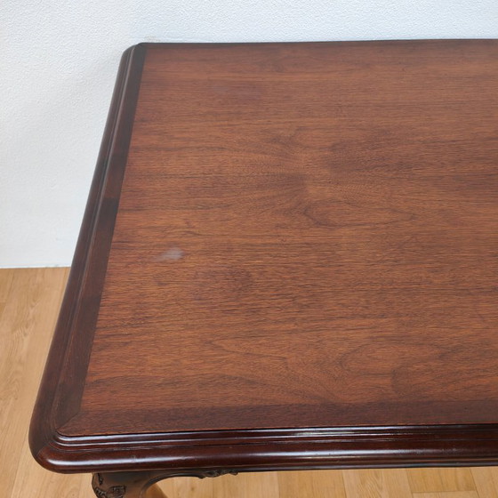 Image 1 of Tavolo da pranzo Chippendale vintage, tavolo da sala da pranzo, tavolo allungabile