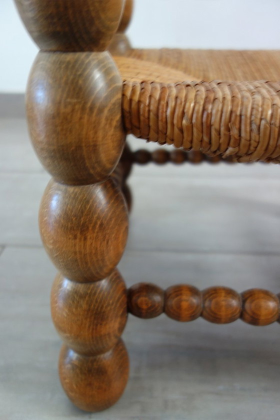 Image 1 of Chaise Basse dlg Charles Dudouyt, années 50/60, France