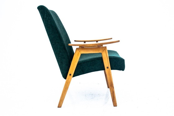 Image 1 of Deux fauteuils verts vintage par Jaroslav Šmídek pour Jitona, Tchécoslovaquie, années 1960