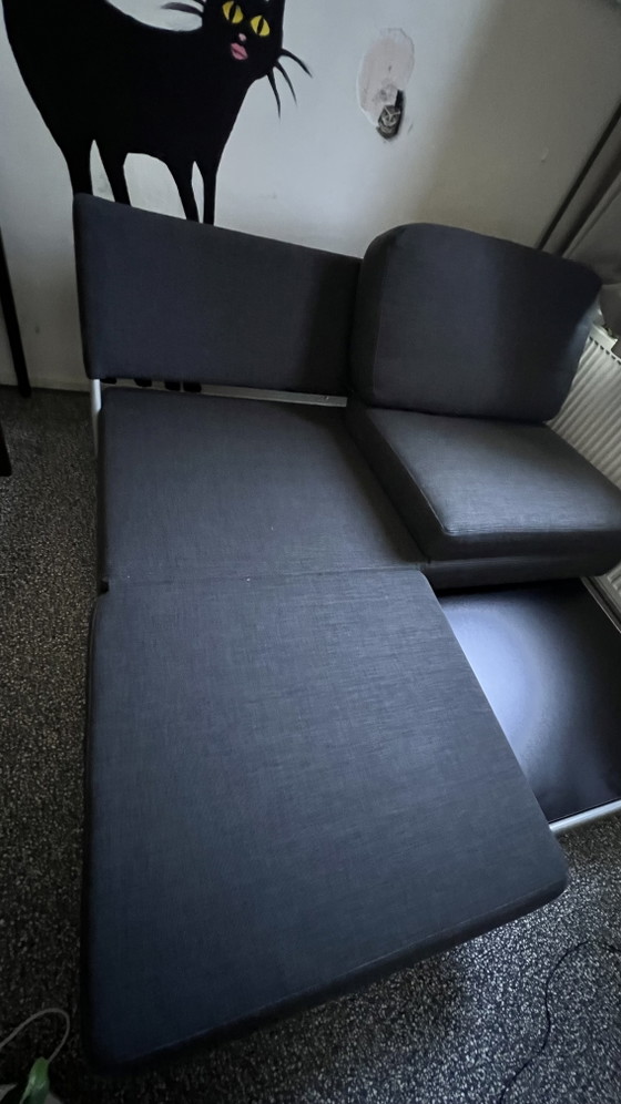 Canapé-lit COR Trinus Design / Canapé-lit sur roulettes Anthracite – Canapés convertibles, Metal, Textile (photo 3 of 12)