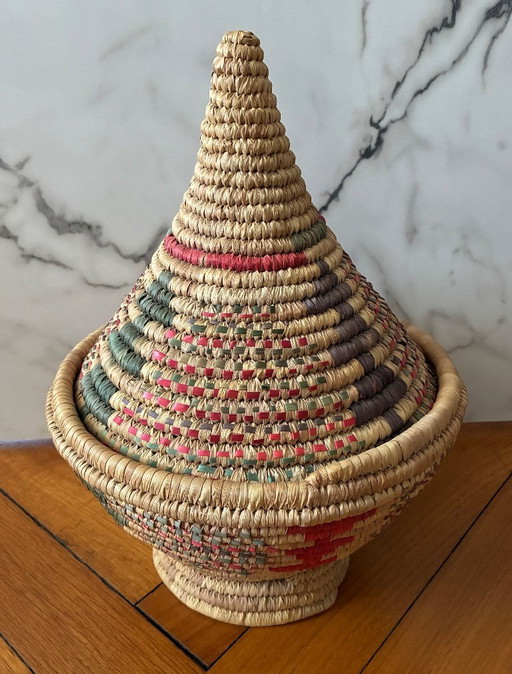 Moroccan bread basket/storage basket