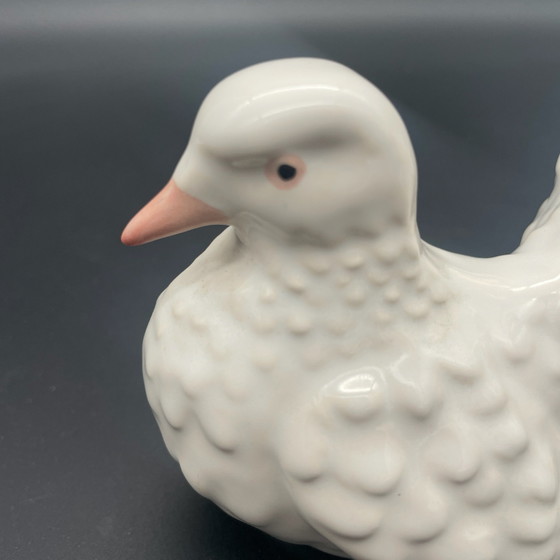 Goebel Porcelain Dove, Vintage Bird Figurine, West Germany, 70s, Decorative Objects, White (photo 4 of 8)