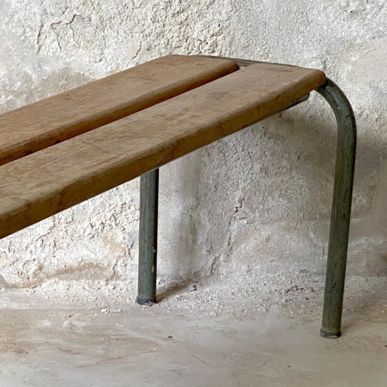 Image 1 of Banc d'école vintage