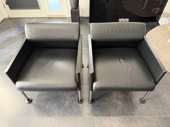 2 sedie Rosenthal Folio di Cini Boeri – Poltrone, Leather, Metal (photo 3 of 8)
