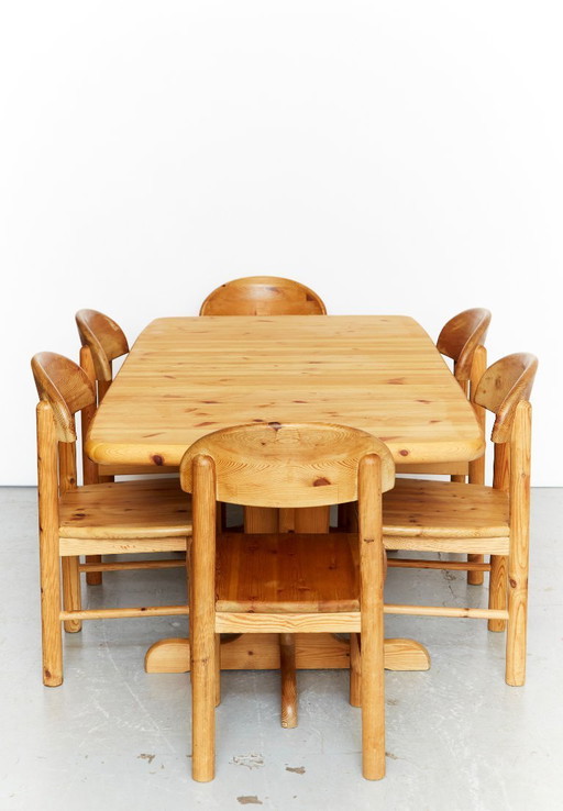 Ensemble de salle à manger par Rainer Daumiller pour la scierie Hirtshals, années 1970, lot de 9