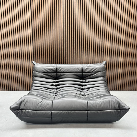 Image 1 of Ligne Roset Togo- Nero leder - tweezits