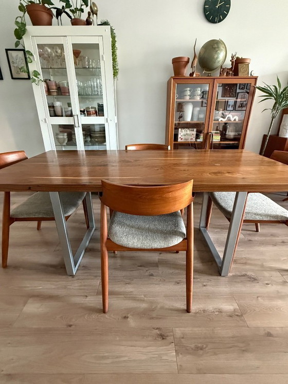 Image 1 of Solid American walnut dining table