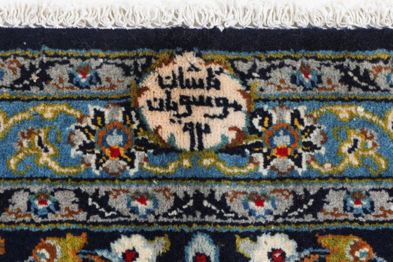 Image 1 of Alfombra persa Kashan, firmada, 4,20 x 3,10 cm, alfombra oriental, fina, nº 24625
