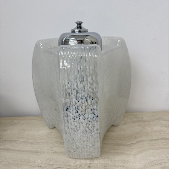 Image 1 of Lampadaire en verre italien de style Mid Century Carlo Nason pour Mazzega, années 1970