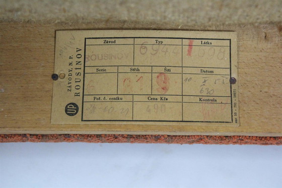 Image 1 of Fauteuils tchèques en bois courbé par Jindřich Halabala pour Up Závody, 1950s, Set de 2