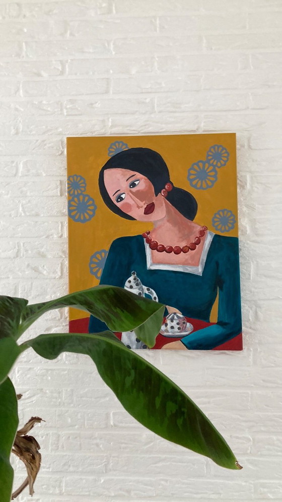 Quadro con immagine di donna – Dipinti e disegni, Canvas (photo 2 of 5)