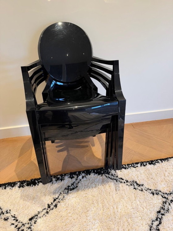 Image 1 of Set di 4 poltrone Kartell Louis Ghost Philippe Starck