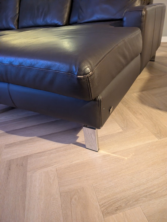 Image 1 of Schönes U-förmiges Ecksofa aus Leder