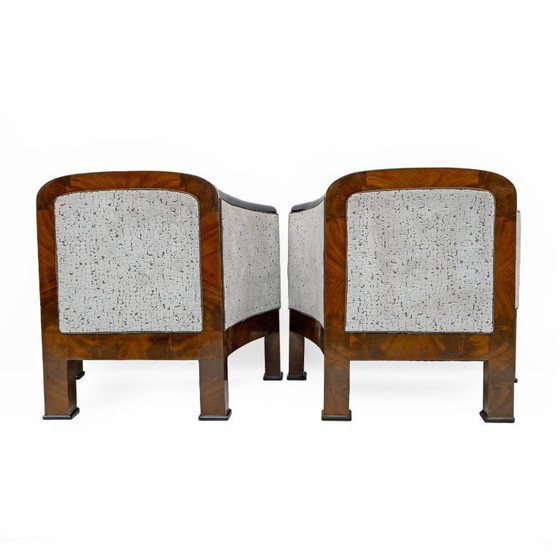 Image 1 of Fauteuils et canapé en acajou Biedermeier du XIXe siècle, Vienne, 1840