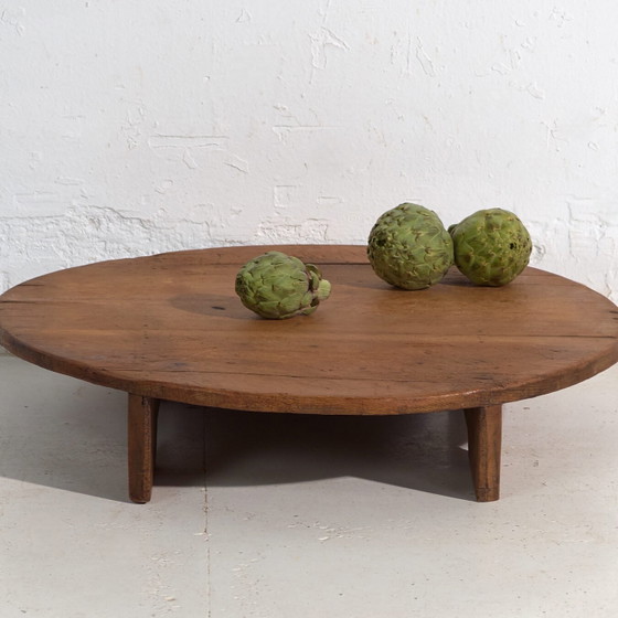Table basse ronde ancienne en bois de pin – Europe Centrale, circa 1940 – Tables basses, Rustic (photo 4 of 40)