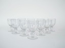 Set of bubble champagne glasses, Italian design, 1970s, production: Italy