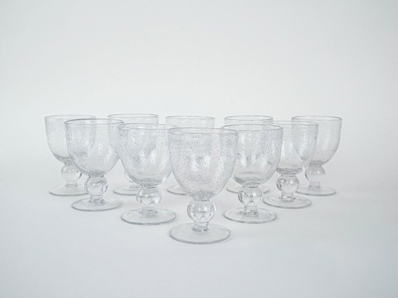 Image 1 of Set di bicchieri da champagne a bolle, design italiano, anni '70, produzione: Italia