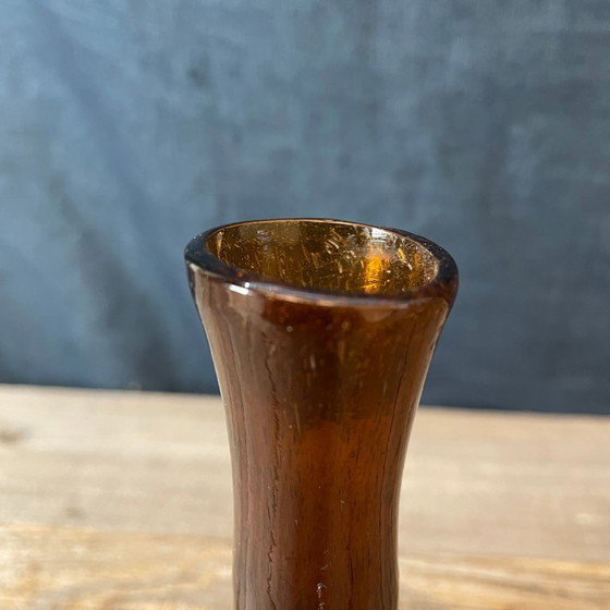 Image 1 of Schaumglas Vase braun