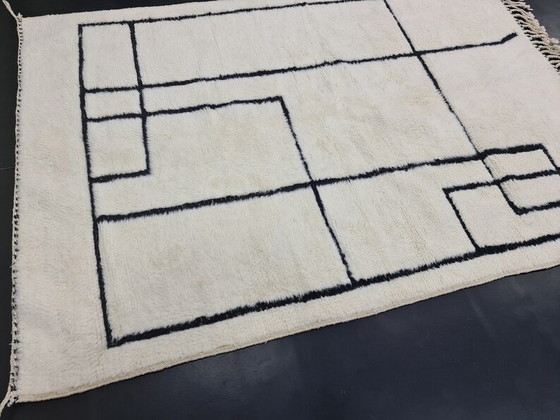 Alfombra de lana natural tejida a mano, de elaboración tradicional, tamaño 250 x 150 cm. – Aime Té, Wool (photo 10 of 10)