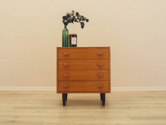 Image 1 of Teakhouten ladekast, Deens design, jaren 60, gemaakt in Denemarken.