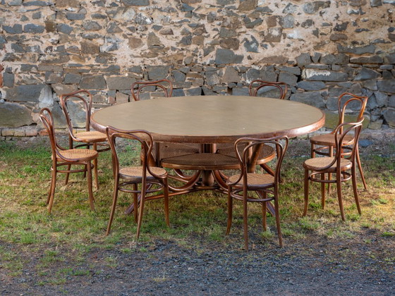 Image 1 of Juego de comedor, Thonet o J. & J. Kohn, década de 1900-1930, Imperio austrohúngaro