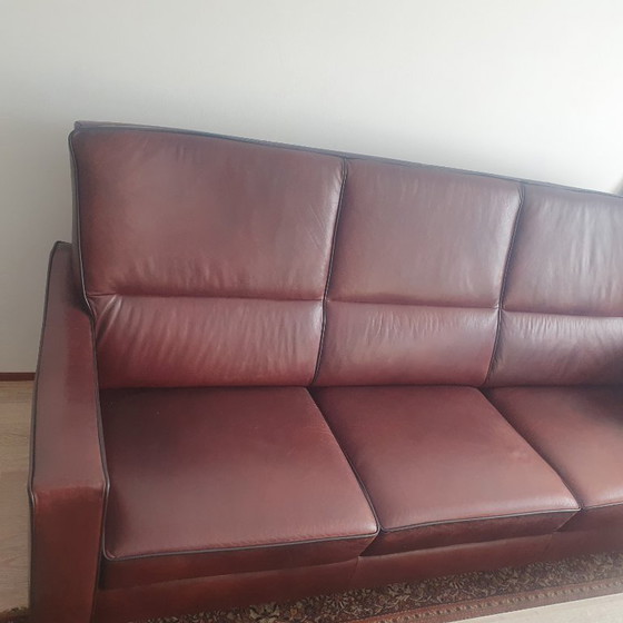 Drie B Leather Sofa, Drie B (3B), 3-5 seaters, Brown (photo 3 of 5)