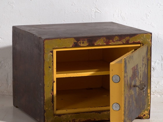 Cassaforte antica con patina verde (c.1920) #4 – Armadi contenitori, Iron (photo 2 of 10)
