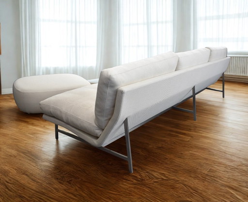 Canapé et repose-pieds Fritz Hansen PL 103, design Piero Lissoni