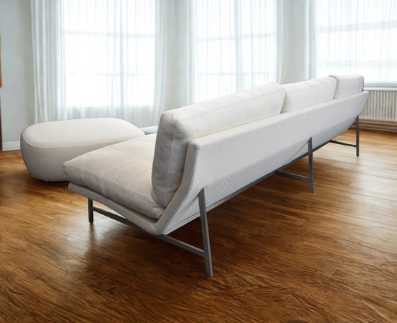 Image 1 of Canapé et repose-pieds Fritz Hansen PL 103, design Piero Lissoni