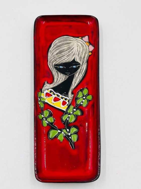 Image 1 of Schmuckschale aus San Marino, signiert von Rita