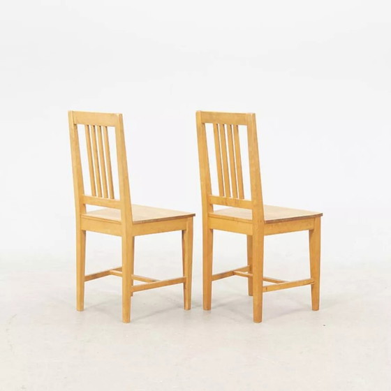 Image 1 of Chairs (6) birch Sweden 1960