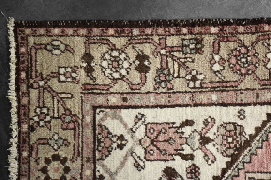Image 1 of Vintage Hand-Woven Middle Eastern Oriental Hamadan Rug, 1960s