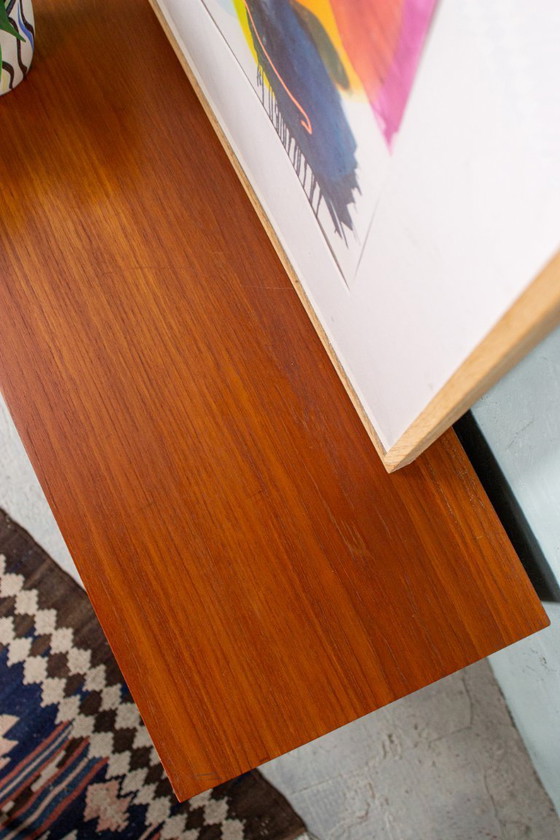 Image 1 of Vintage teak sideboard, chest of drawers, bookshelf, mid-century 1960s