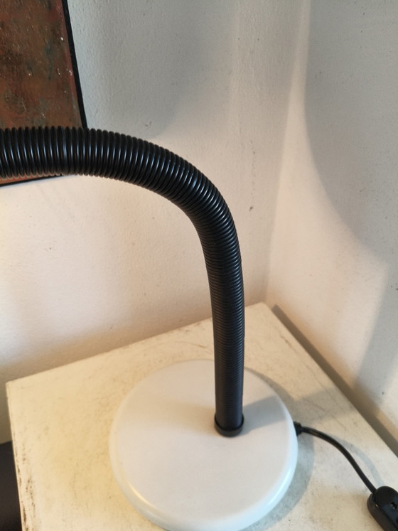 Vintage Targetti Sankey Table Lamp – Gino Sarfatti – 1970s (Italy) – Metal, Plastic (photo 8 of 15)