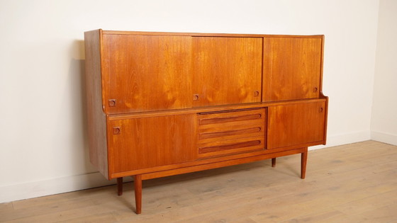 Image 1 of Vintage highboard | Johannes Andersen | Deens design | Teak