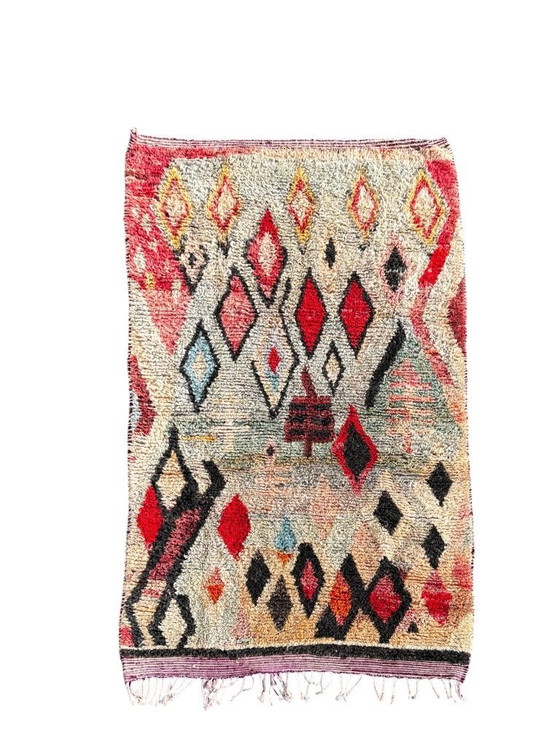 Image 1 of Moroccan Boujad Rug – 150x240 cm Colorful Wool Carpe