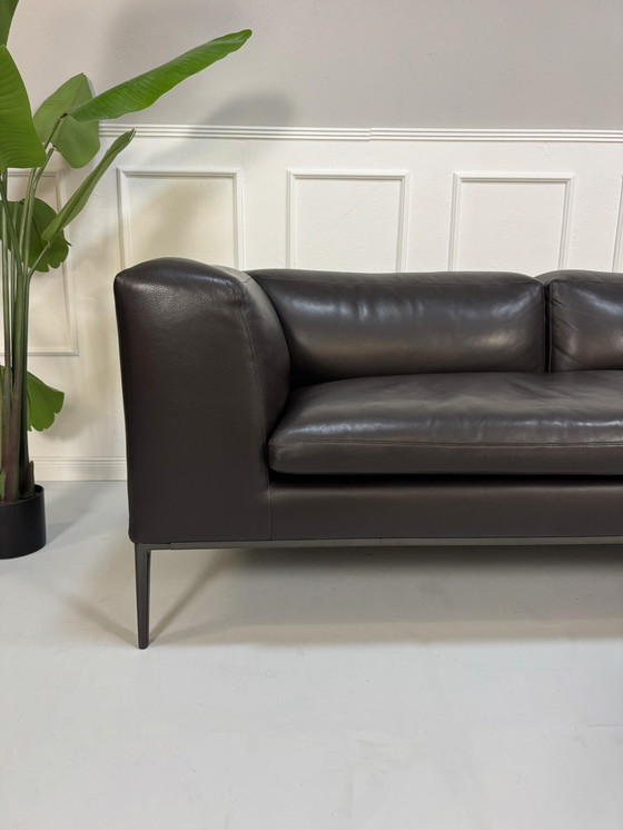 Image 1 of B&B Italia Michel Designer Merk Sofa Bruin Leder Klassiek