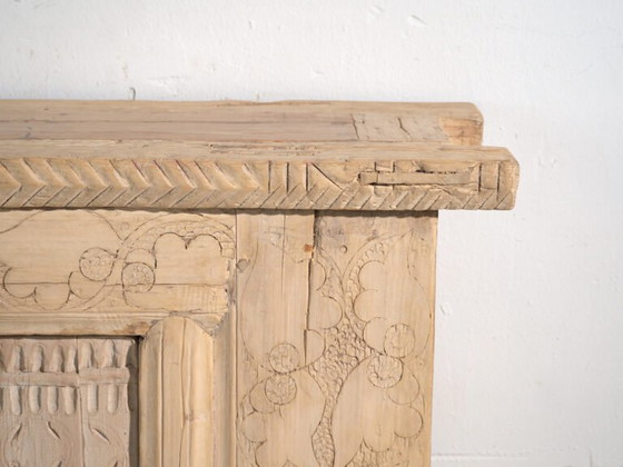 Antique carved sideboard in fir wood – China, circa 1930 (photo 32 of 40)