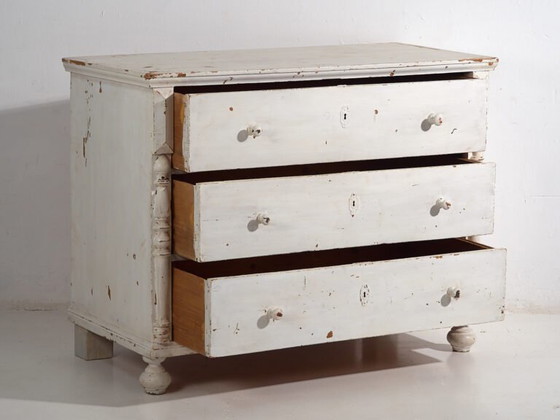 Antique white chest of drawers (c.1920) #48 (photo 28 of 40)