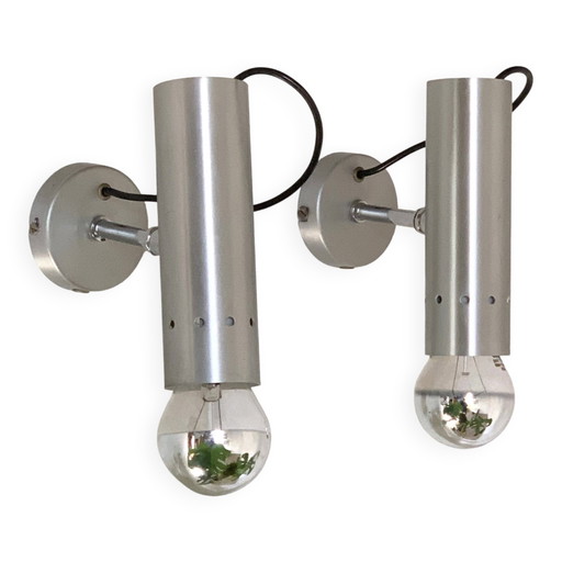 Vintage wandspots – wandlampen, Aluminium