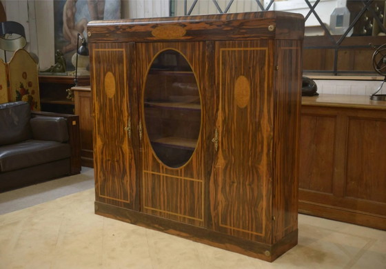 Armadio neoclassico Art Déco in impiallacciatura di ebano anni '30 – Legno, Art Deco (photo 6 of 15)