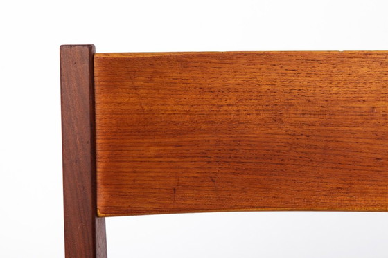 Image 1 of Vintage Poul Cadovius Chair “Pia” for Cado, Danish Teak Chair 1960s, Black Danish Cord Seat, Mid Century Modern