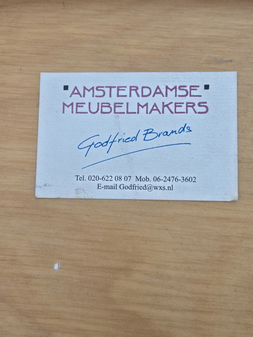 Ensemble de chaises vintage Amsterdam School/Meubelmakers