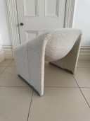 Poltrona Space Age in classico Bouclé