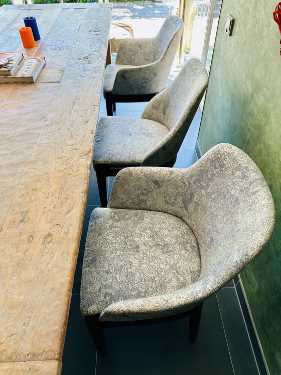 Image 1 of Molteni&C Chelsea Jean Paul Gaultier stoelen 5 stuks