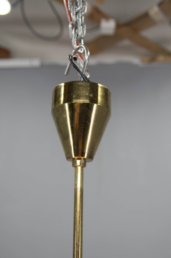 Image 1 of Kamenicky Senov Sputnik kroonluchter, 9 vlammen, jaren 70, goede staat