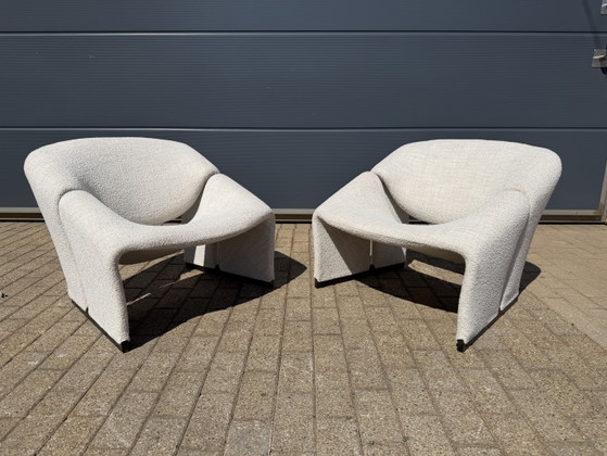 Image 1 of Artifort F580 Groovy armchairs in mint condition!! Pierre Paulin