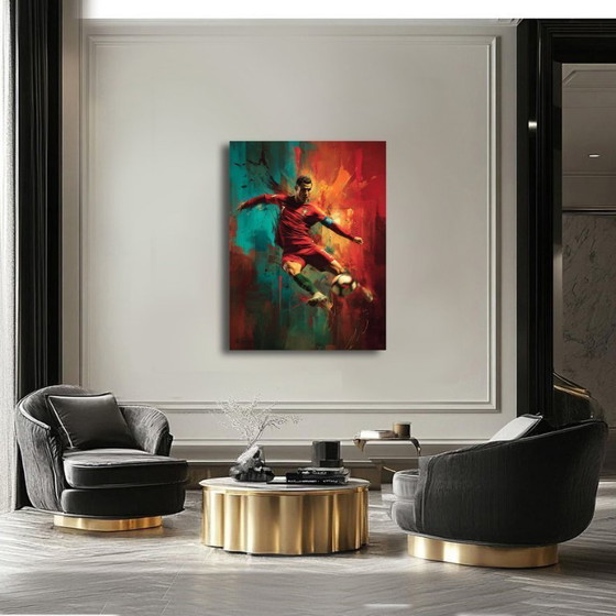 Image 1 of Alberto RICARDO - Cristiano Ronaldo 5 - Toile d'artiste