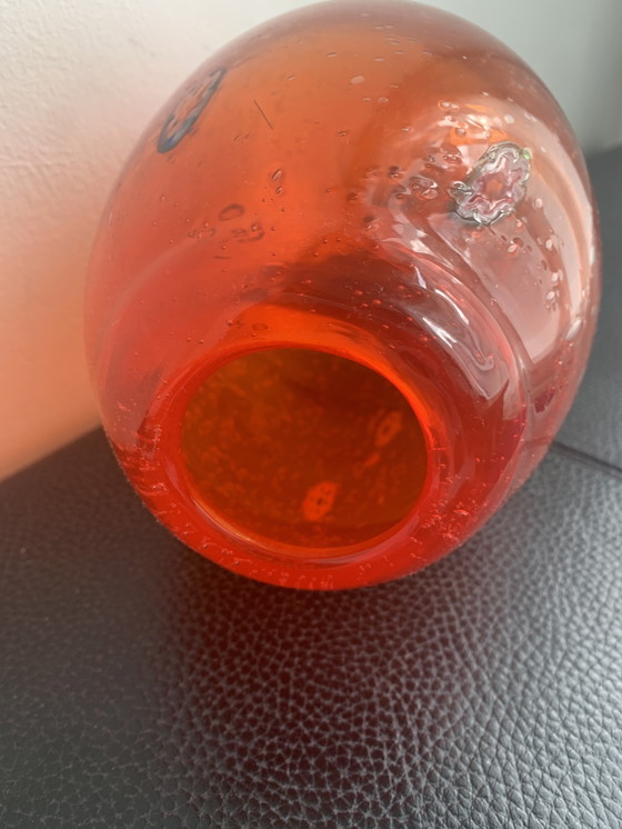 Image 1 of Millefiori handgeblazen vaas 1960