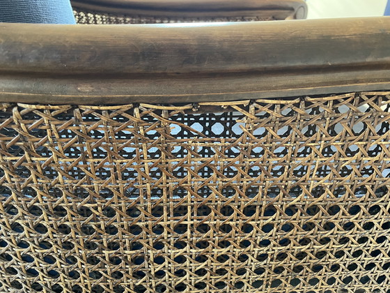 Image 1 of Twee jaren-20 stoelen. Mahoniehout met webbing